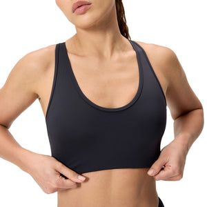 Speedo Sculpture BOOM BACK Bikini TOP - ANTHRACITE