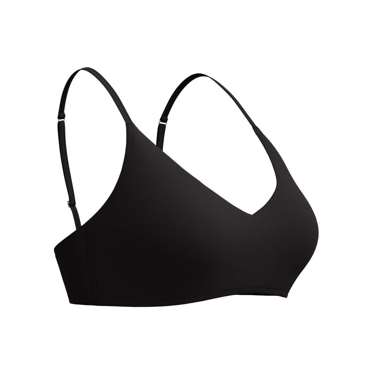 Speedo Solid Triangle Bikini TOP - ANTHRACITE