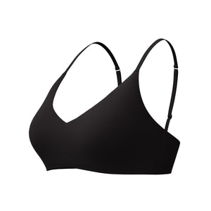Speedo Solid Triangle Bikini TOP - ANTHRACITE