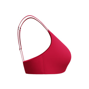 Speedo Solid Triangle Bikini TOP - RUBY