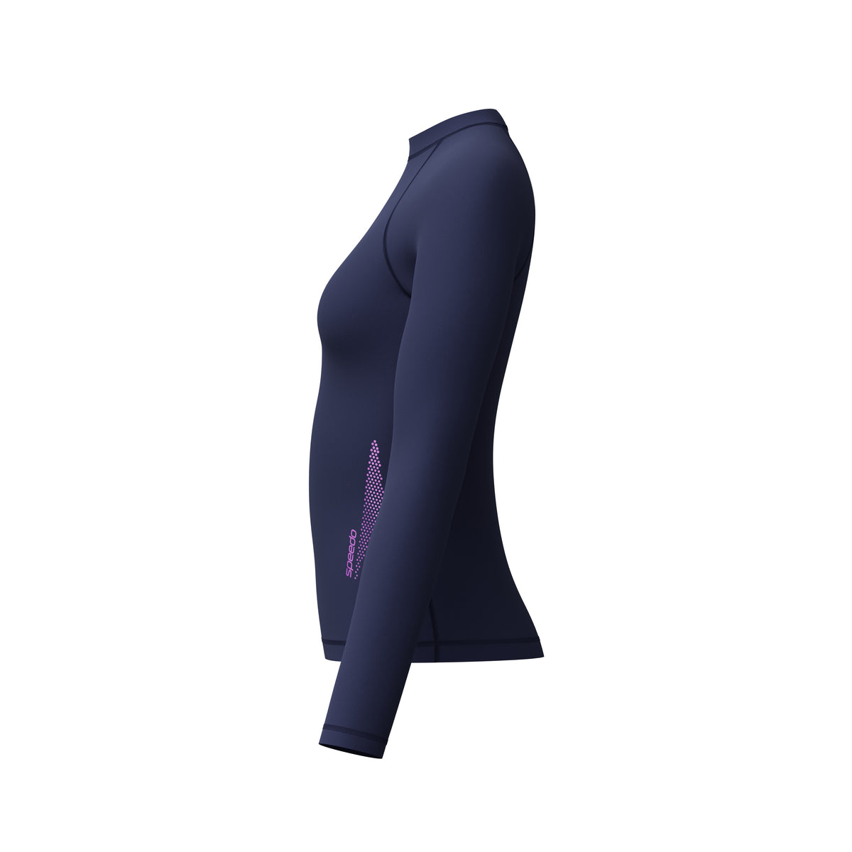 Speedo LONG Sleeve Solid BOOM Rashguard - PEACOAT
