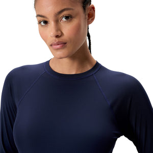 Speedo LONG Sleeve Solid BOOM Rashguard - PEACOAT