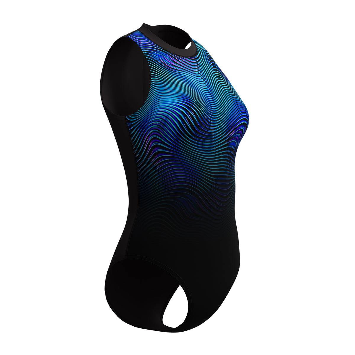 Speedo Print Hydrasuit ONE Piece - ANTHRACITE