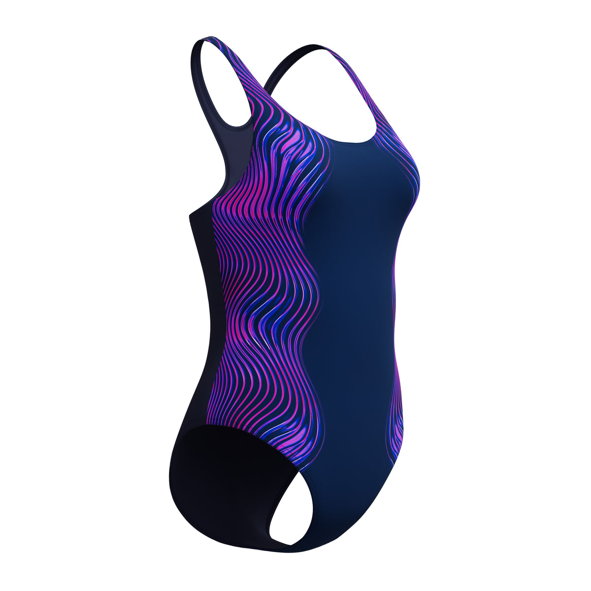 Speedo Print Medalist ONE Piece - PEACOAT