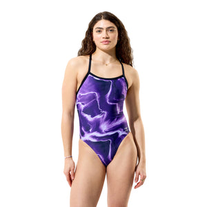 Speedo Female Lightning Turnback - TEAM PURPLE - X1