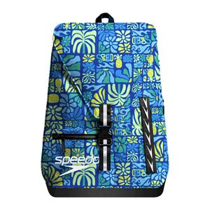 Speedo 35L TEAM BAG Printed - SUMMER STAMP DEEP SAPPHIRE
