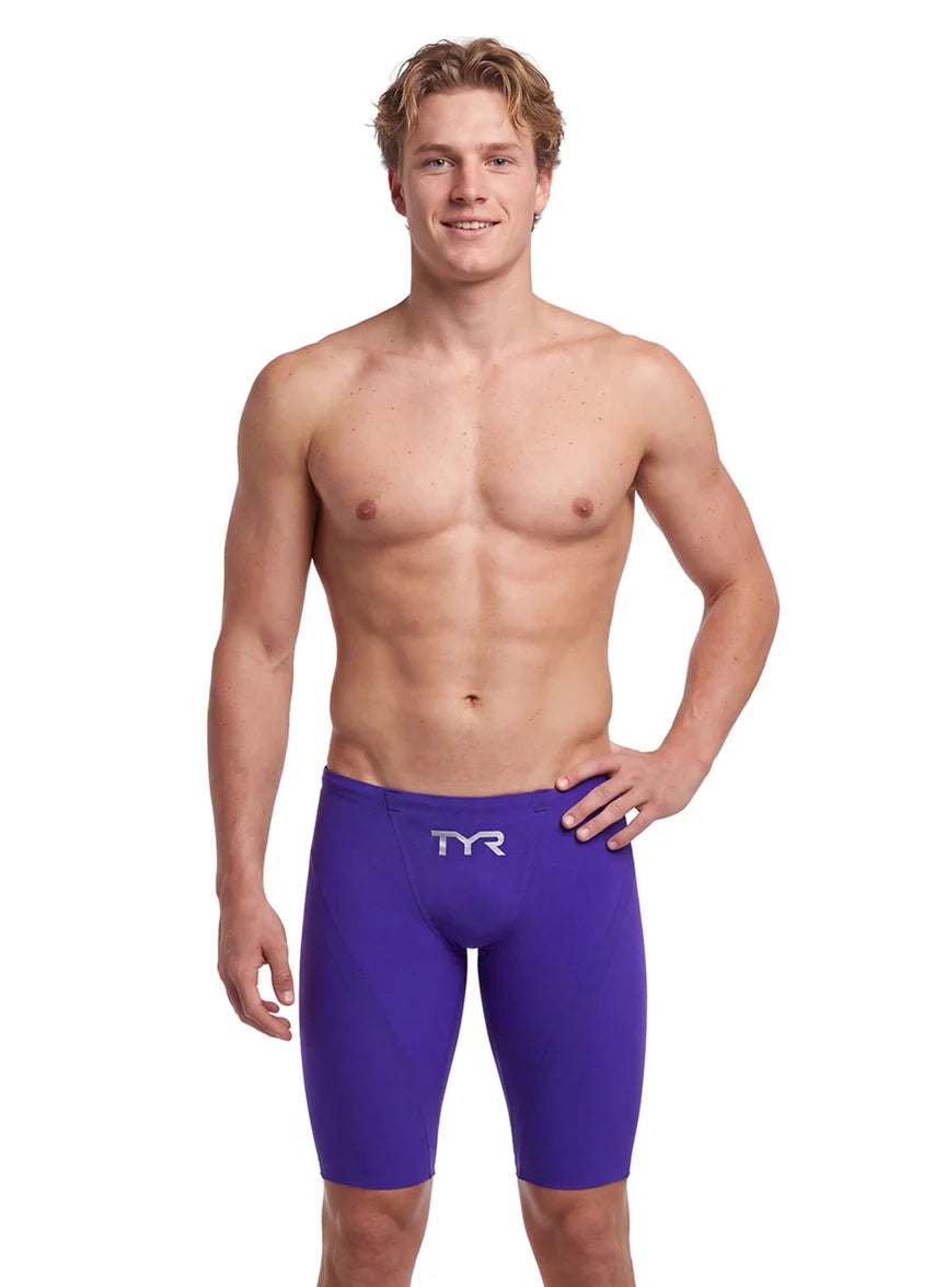 TYR Venzo Men's Solid Low Waist Jammer Tech Suit - 26