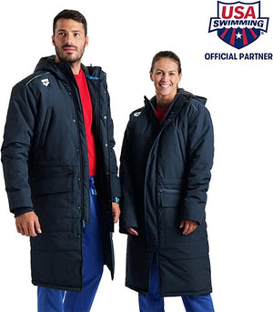 Arena Team Unisex Waterproof Solid Swim Parka  - 26