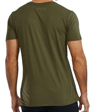 TYR Unisex Short Sleeve Ultrasoft Tri Blend Tech Big Logo Tee - 26 product image 7