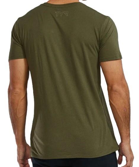 TYR Unisex Short Sleeve Ultrasoft Tri Blend Tech Big Logo Tee - 26 product image 7