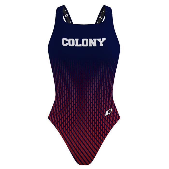 REQUIRED!!  Colony Red Hots Custom Thick or Thin  Strap Female Suits