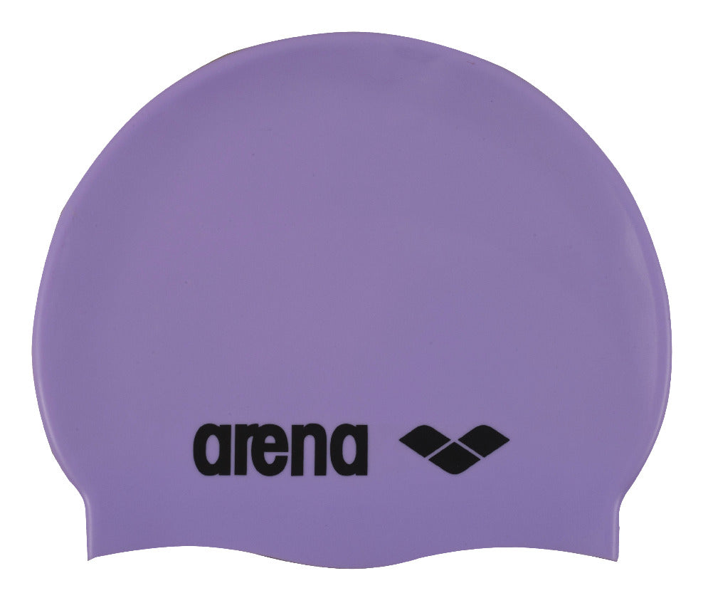 Arena Unisex Classic Silicone Swim Cap - Parma-Black