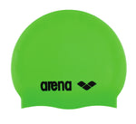 Arena Kids' Junior Classic Silicone Swim Cap - Acid Lime-Black