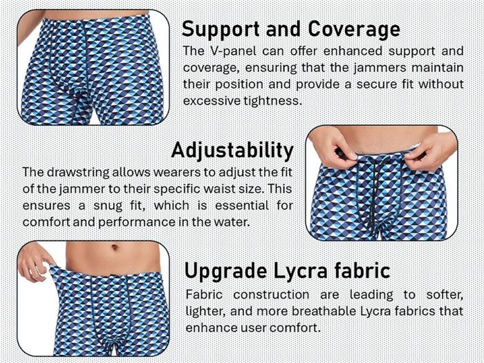 Adoretex Deco Tile Print Male Swim Jammer - 25 product image 4