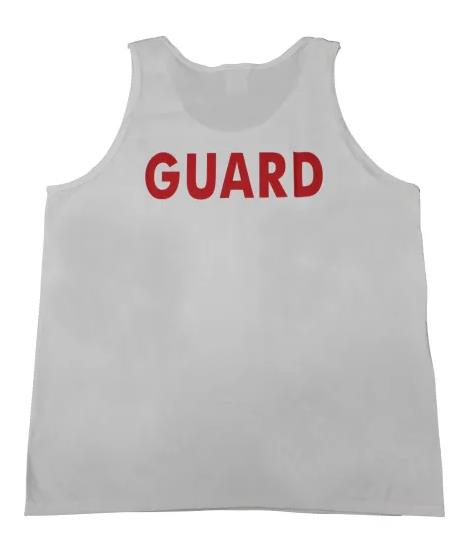 Kemp Guard White 100% Cotton Lifeguard Tank Top - 26 product image 3