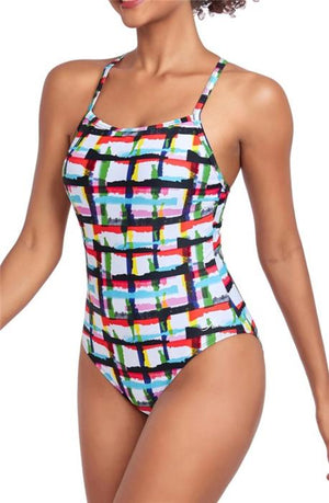 Adoretex Rainbow Steaks Print Women's Adjustable Straps & Padded Bra - 25 product image 2