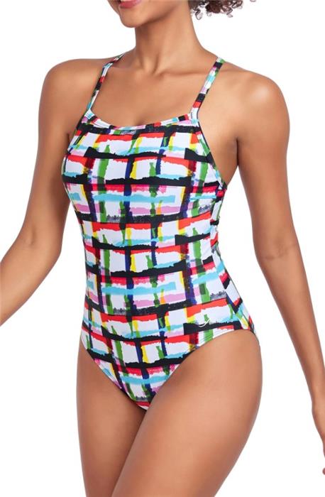 Adoretex Rainbow Steaks Print Women's Adjustable Straps & Padded Bra - 25 product image 2