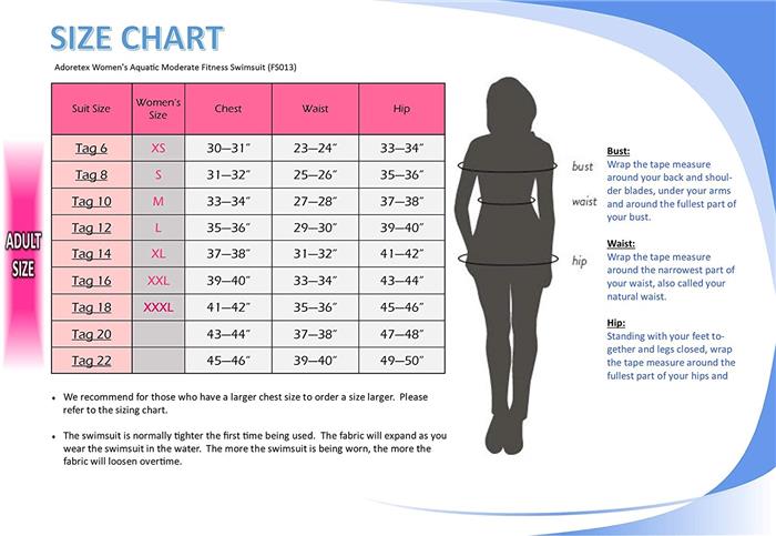 Adoretex Ladies Aquatic Moderate Fitness Swimsuit - 25 product image 9