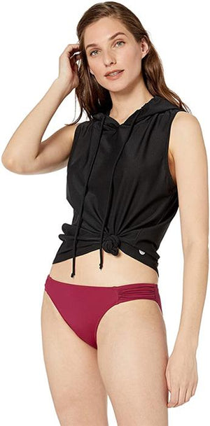 TYR Active Ladies Nora Mesh Solid Cropped Hoodie - 25 product image 3