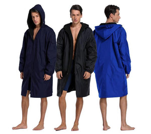 Adoretex Unisex Solid Fleece-Lined Swim Parka - 25