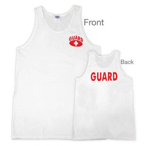 Kemp Guard White 100% Cotton Lifeguard Tank Top - 26 product image