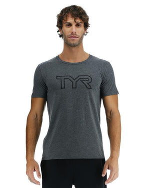 TYR Unisex Short Sleeve Ultrasoft Tri Blend Tech Big Logo Tee - 26 product image