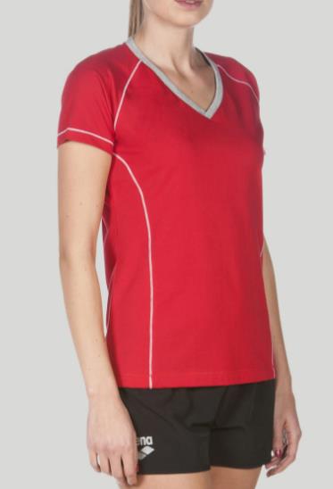 Arena Team Line Short Sleeve V-Neck T Shirt - 26