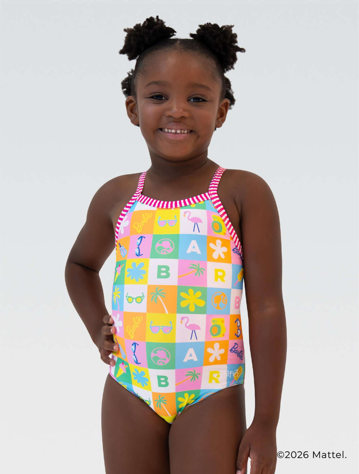 Barbie™ Little Girls' Good Times One Piece - Good Times front