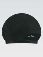 Black Solid Latex Cap - Black Solid front