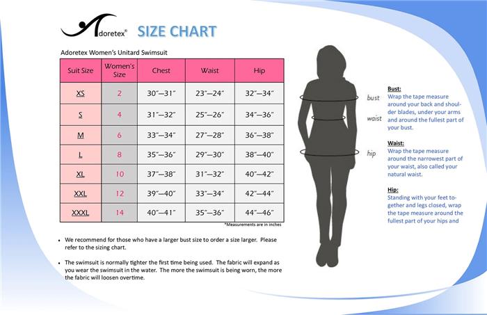 Adoretex XtraLife Lycra Solid Ladies Water Aerobics Unitard - 25 product image 7
