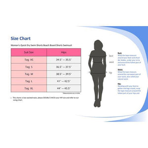 Adoretex Quick Dry Solid Polyester Ladies Swim Board Shorts - 25 product image 5