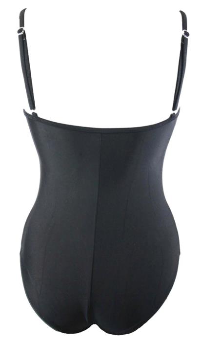 Adoretex Ladies Solid Shirred Adjustable Thin Strap 1-Piece - 25 product image 4