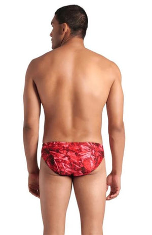 Arena Crackle Print MaxLife Eco Men's Swim Brief - 25