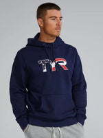 TYR Unisex USA Navy Fleece Ultrasoft Tech Hoodie - 26 product image