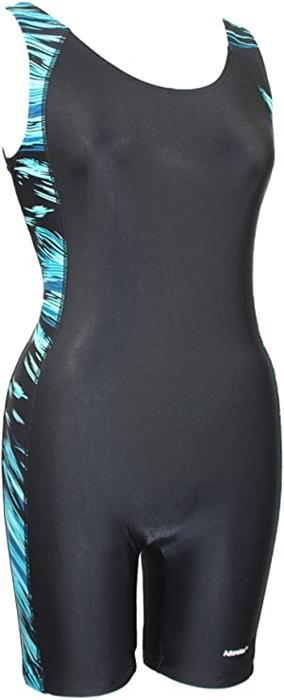 Adoretex Side Print Ladies Water Aerobics Unitard Boyleg Swimsuit - 25 product image 8