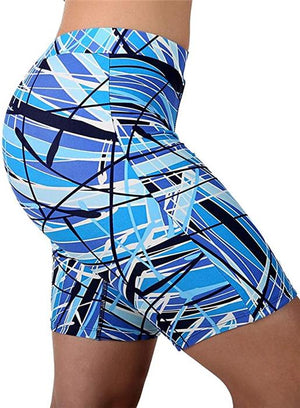Adoretex New Direction Printed 4-Way Stretch Female Sport Swim Shorts - 25 product image 3