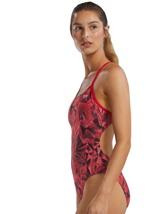 TYR Durafast Elite Crystalized Print Female CutOutFit 1-Piece - 24 product image 2