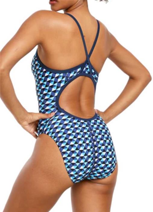 Adoretex Deco Tile Print Women's Thin Strap One-Piece - 25 product image 2