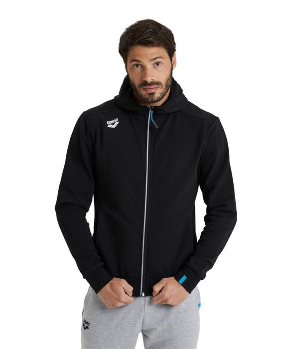 Arena Unisex Team Line Hooded Fleece Panel Zip Up Jacket - 26
