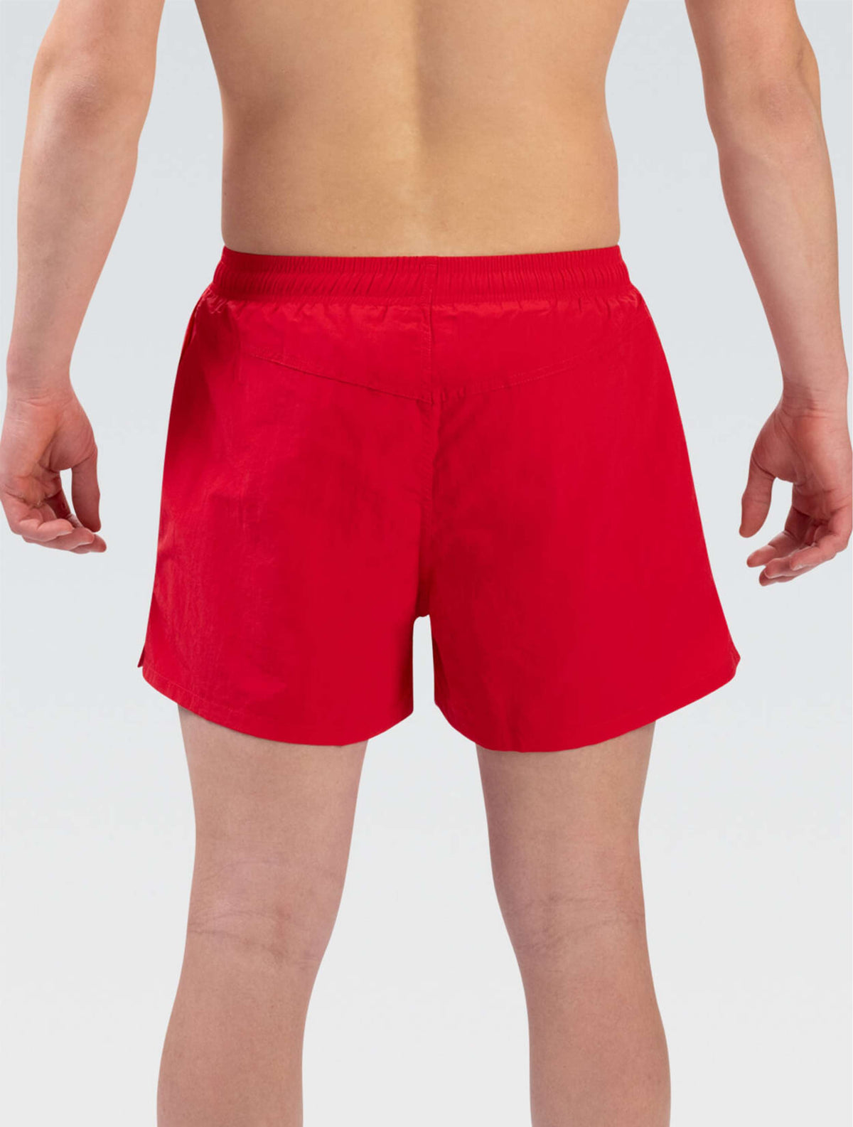 Dolfin Men's Solid Red 5 Inch Water Short - Red 5 Inch back-model