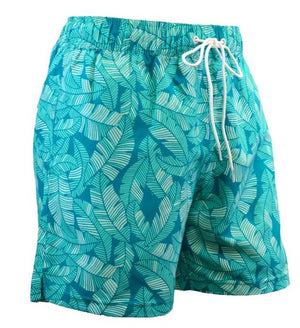 Adoretex Men's Leaf Printed 6" Inseam Beach Board Shorts - 25 product image 4
