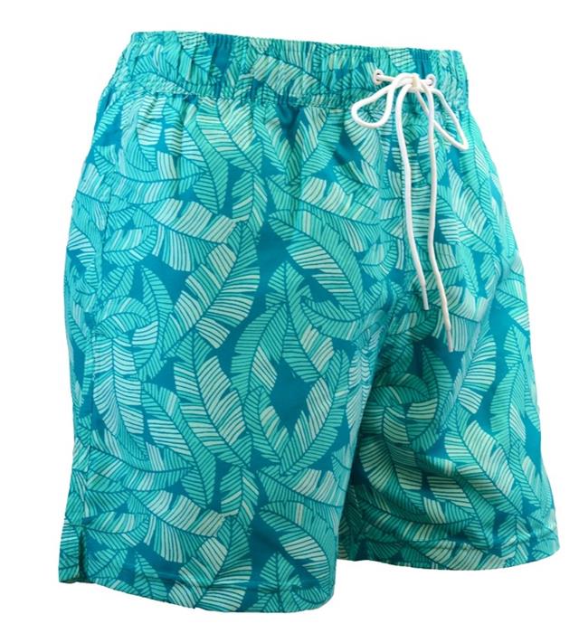Adoretex Men's Leaf Printed 6" Inseam Beach Board Shorts - 25 product image 4
