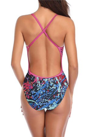 Adoretex Splash Print Female Crossback 1-Piece - 25 product image 5
