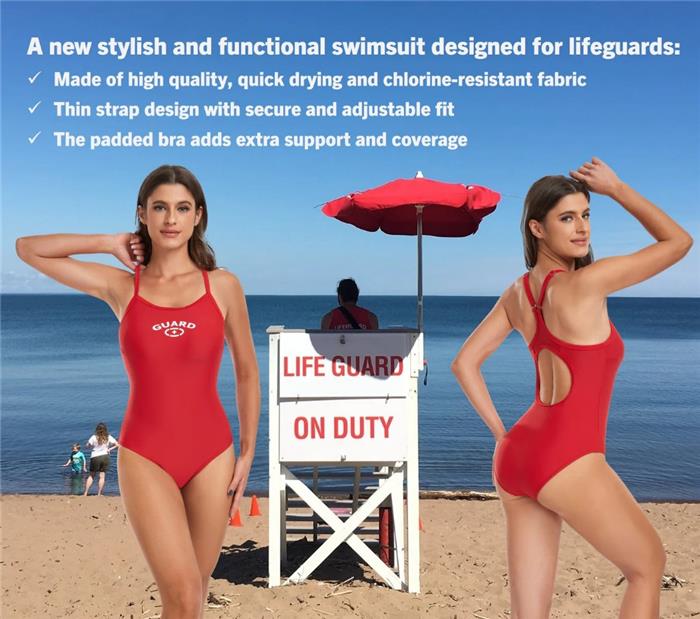 Adoretex Guard Women's Adjustable Thin Strap 1-Piece w/ Padded Bra - 26 product image 5
