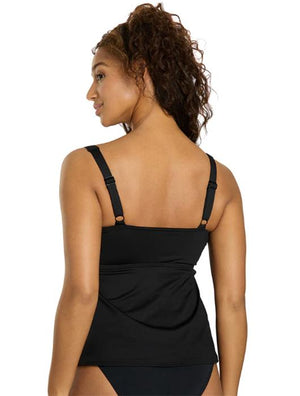 TYR Ladies Solid Twisted Bra Solid Tankini Top - 24 product image 2