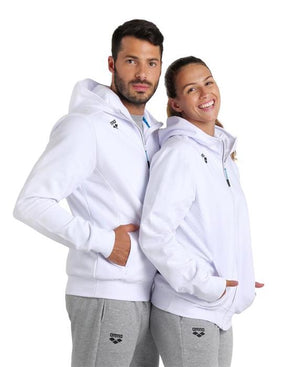 Arena Unisex Team Line Hooded Fleece Panel Zip Up Jacket - 26