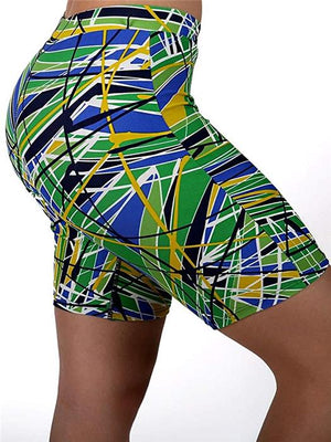 Adoretex New Direction Printed 4-Way Stretch Female Sport Swim Shorts - 25 product image 2