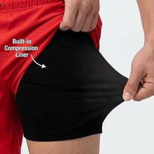 Adoretex Guard Men's Quick Dry Compression Liner 5" Inseam Trunks - 26 product image 2