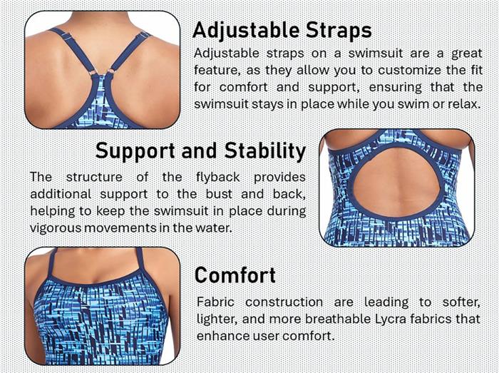 Adoretex Women's Blue Tile Print Adjustable Straps & Padded Bra - 25 product image 4