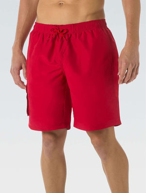 Men's Red Classic Board Shorts - Red Classic front